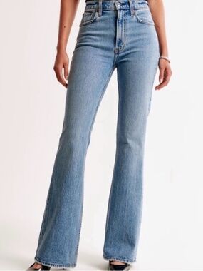Abercrombie & Fitch 70s Vintage Flare Ultra High-Rise Flare Jeans